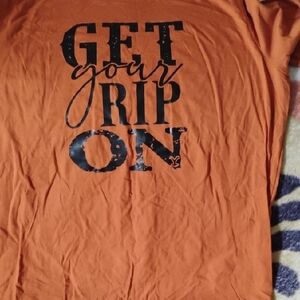 Orange Graphic Men's Shirt